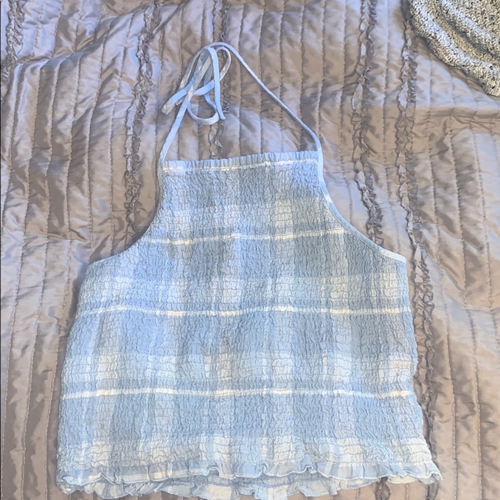 American Eagle halter cropped tank top